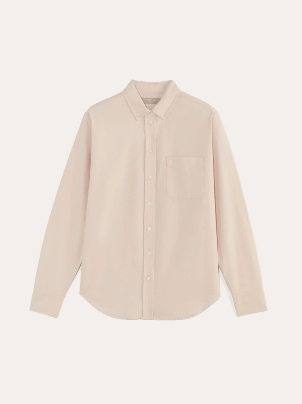 Everlane Must-Have Oxford in Whisper Pink, size 6